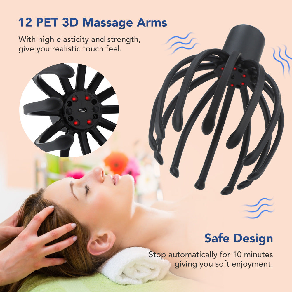 Octopus Electric Head Massage Tingler - Lady Personalize Me LLC