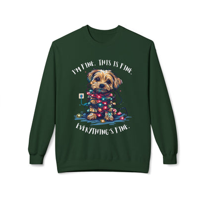 Anxiety Sweatshirt 'Everything's Fine' Christmas Sweater