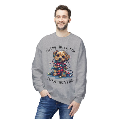 Anxiety Sweatshirt 'Everything's Fine' Christmas Sweater