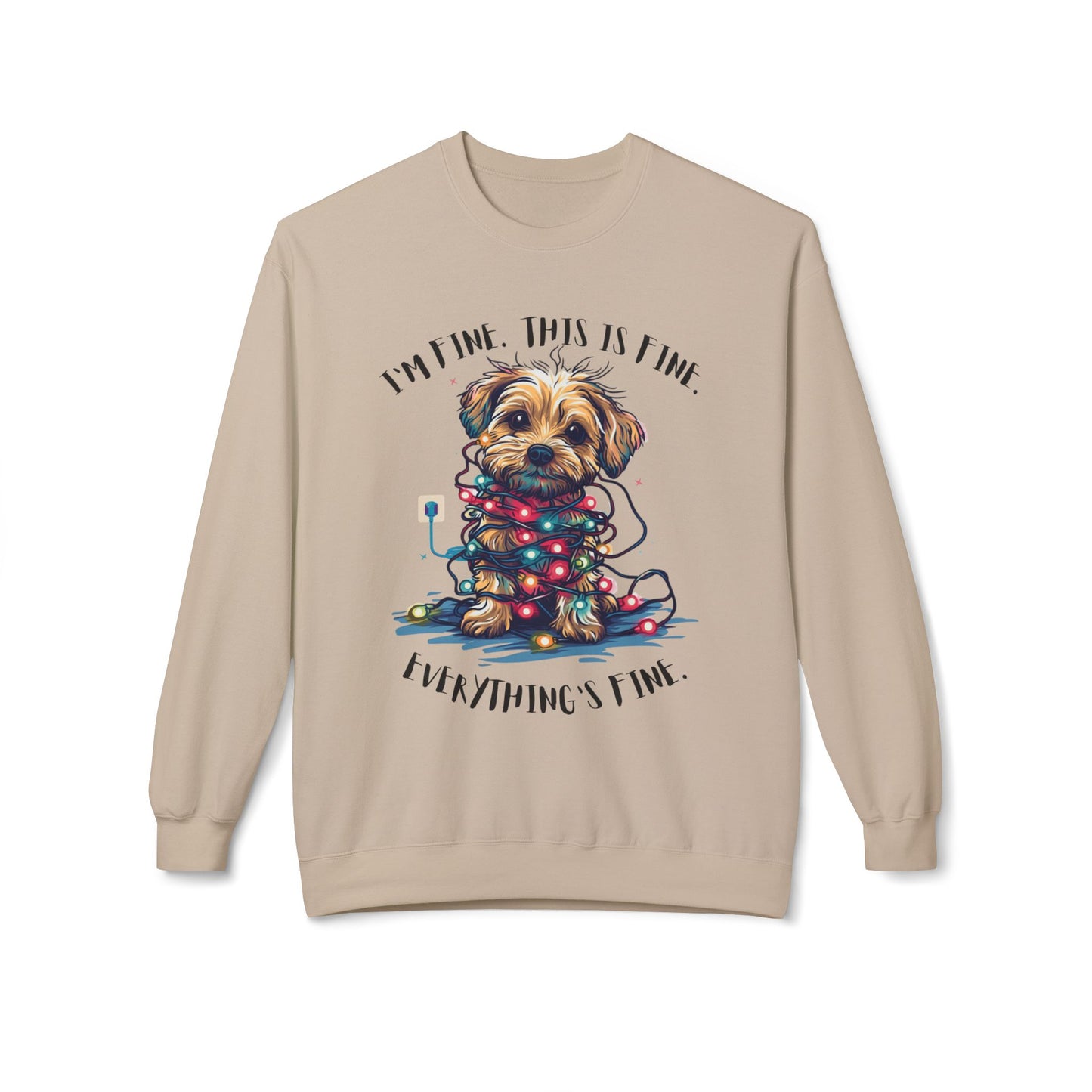 Anxiety Sweatshirt 'Everything's Fine' Christmas Sweater