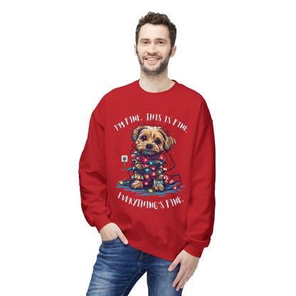 Anxiety Sweatshirt 'Everything's Fine' Christmas Sweater