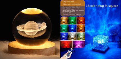 Water Ripple Ambient Night Light - Lady Personalize Me LLC